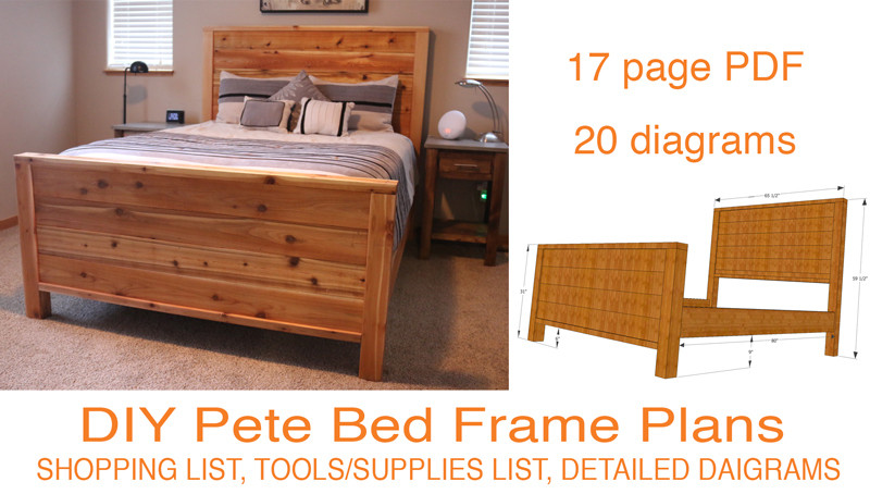 Best ideas about Queen Bed Frame DIY
. Save or Pin DIY Bed Frame Plans Queen Size Now.