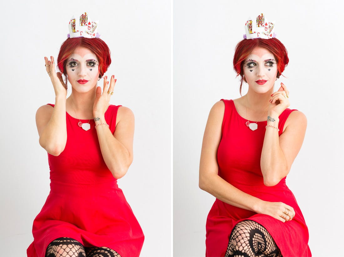 Best ideas about Queen Costume DIY
. Save or Pin How to DIY the Queen of Hearts Using Makeup You Already Now.
