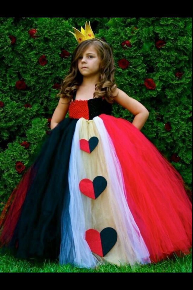 Best ideas about Queen Costume DIY
. Save or Pin Queen of Hearts Red Queen girls costume Now.