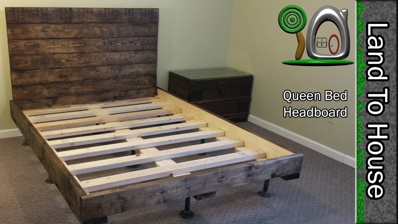 Best ideas about Queen Size Bed Frame DIY
. Save or Pin DIY Headboard for a Queen size Bed Now.