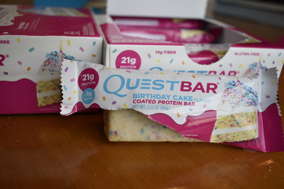 Best ideas about Quest Birthday Cake
. Save or Pin Quest Has Released Birthday Cake Protein Bars Now.