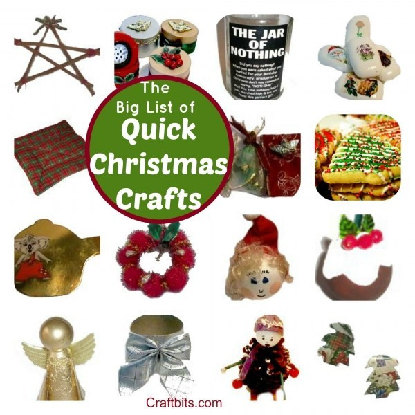 Best ideas about Quick Christmas Crafts
. Save or Pin Quick Christmas Crafts — craftbits Now.