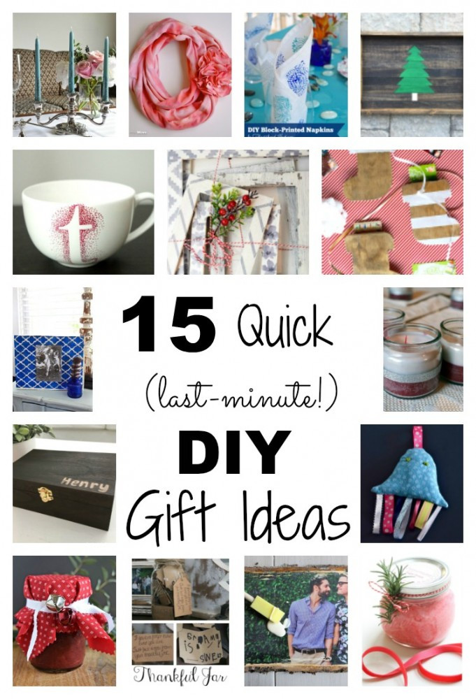 Best ideas about Quick DIY Gifts
. Save or Pin 15 Quick Last Minute DIY Gift Ideas Now.