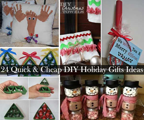 Best ideas about Quick DIY Gifts
. Save or Pin 24 Quick and Cheap DIY Christmas Gifts Ideas Amazing DIY Now.