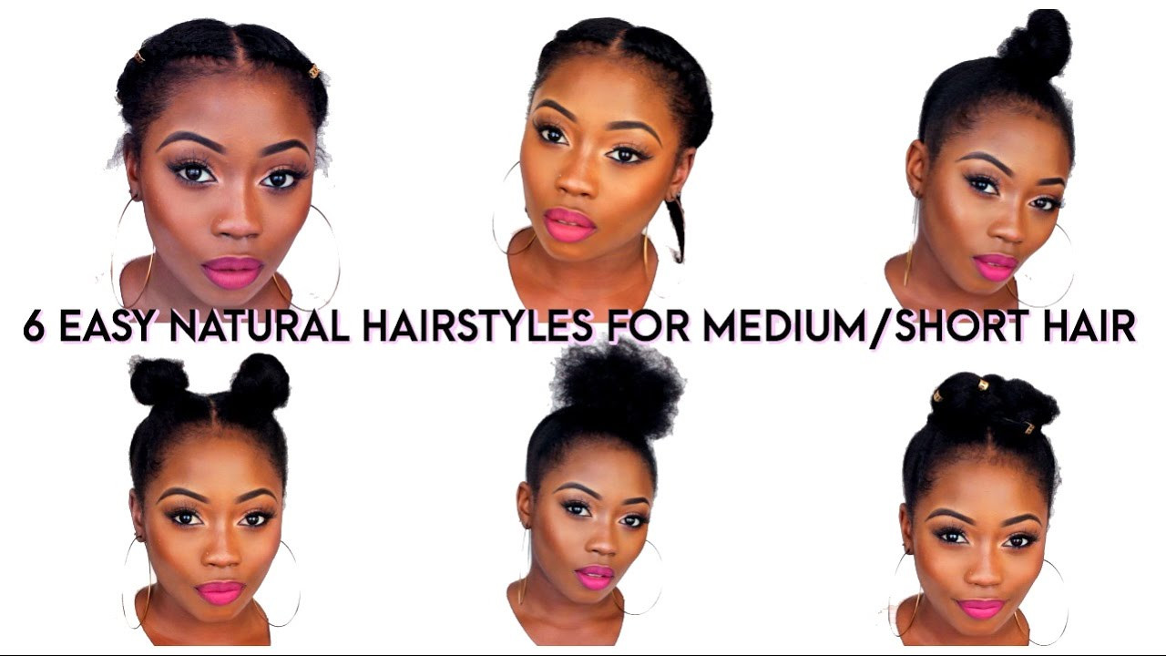 Best ideas about Quick Easy Natural Hairstyles
. Save or Pin 6 BACK TO SCHOOL QUICK NATURAL HAIRSTYLES FOR SHORT MEDIUM Now.