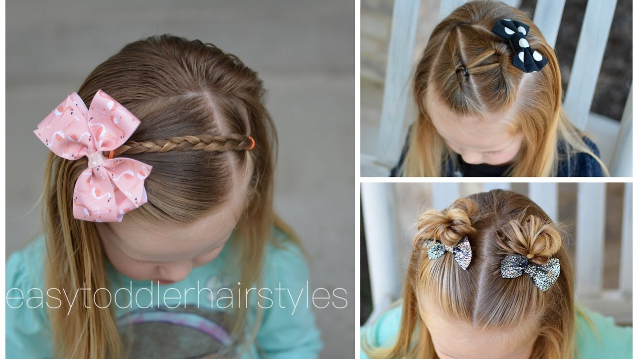 Best ideas about Quick Hairstyles For Girls
. Save or Pin 3 Quick and Easy Toddler Hairstyles for Beginners Now.