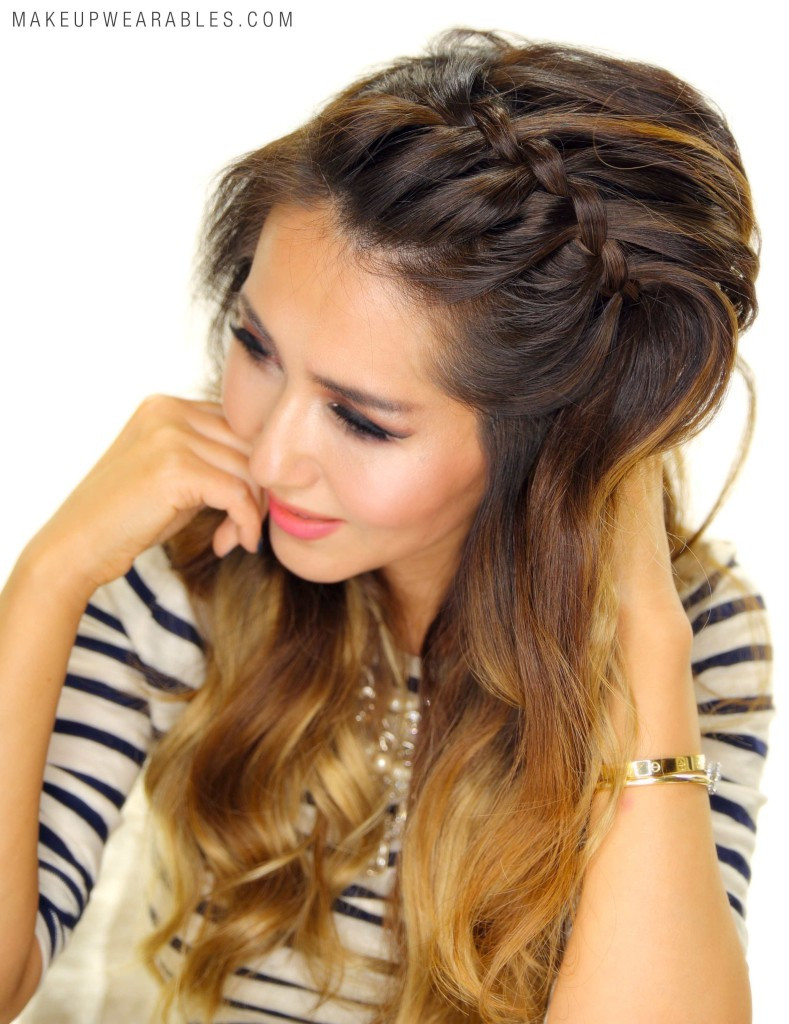 Best ideas about Quick Hairstyles With Braiding Hair
. Save or Pin 3 Easy Peasy Headband Braid Hairstyles for Lazy Girls Now.