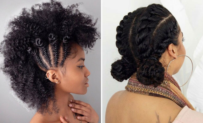 Best ideas about Quick Natural Hairstyles For Long Hair
. Save or Pin 21 Chic and Easy Updo Hairstyles for Natural Hair Now.