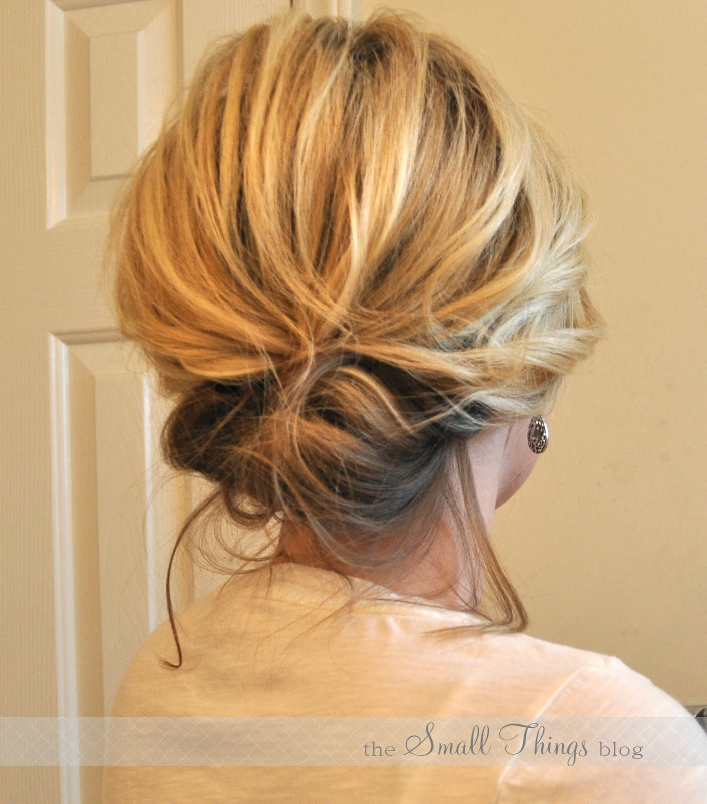 Best ideas about Quick Updo Hairstyles
. Save or Pin The Chic Updo – The Small Things Blog Now.