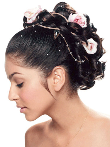 Best ideas about Quinceanera Hairstyles Updos
. Save or Pin Quinceanera Updo With Flowers Quinceanera Floral Updo Now.