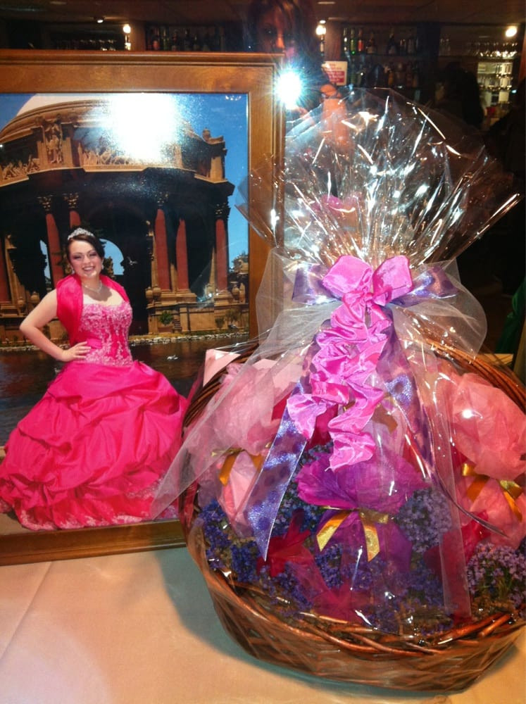 Best ideas about Quinceanera Surprise Gift Ideas
. Save or Pin Gift basket for a Quinceañera Now.