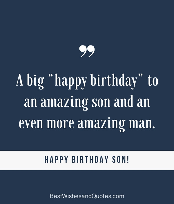 Best ideas about Quotes For Sons Birthday
. Save or Pin 35 Unique and Amazing ways to say "Happy Birthday Son" Now.