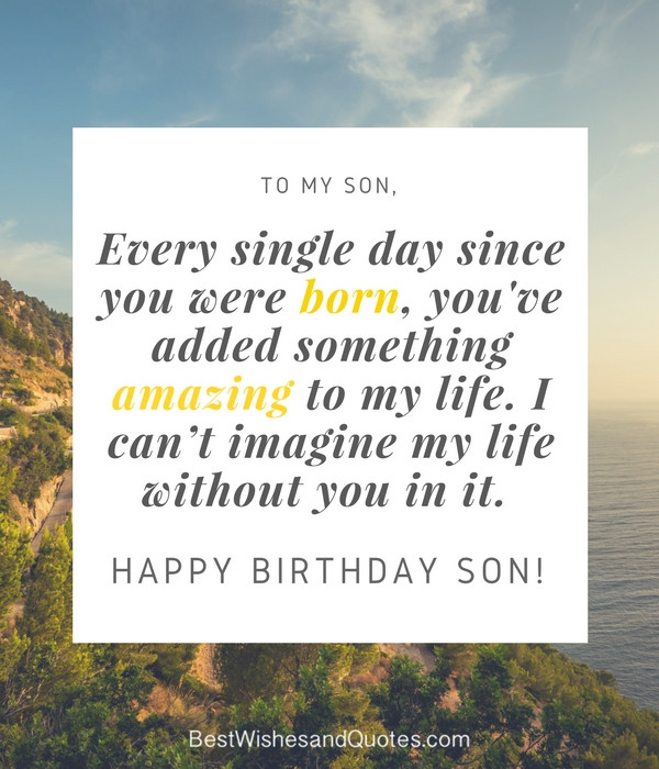 Best ideas about Quotes For Sons Birthday
. Save or Pin 35 Unique and Amazing ways to say "Happy Birthday Son" Now.