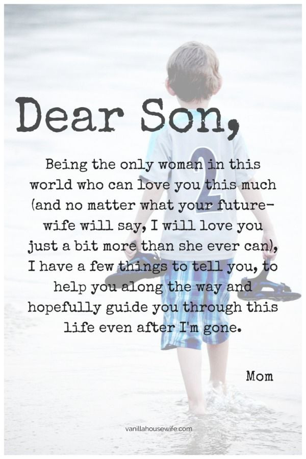 Best ideas about Quotes From Mother To Son On His Birthday
. Save or Pin Dear Son this is a great idea and a very sweet notion Now.