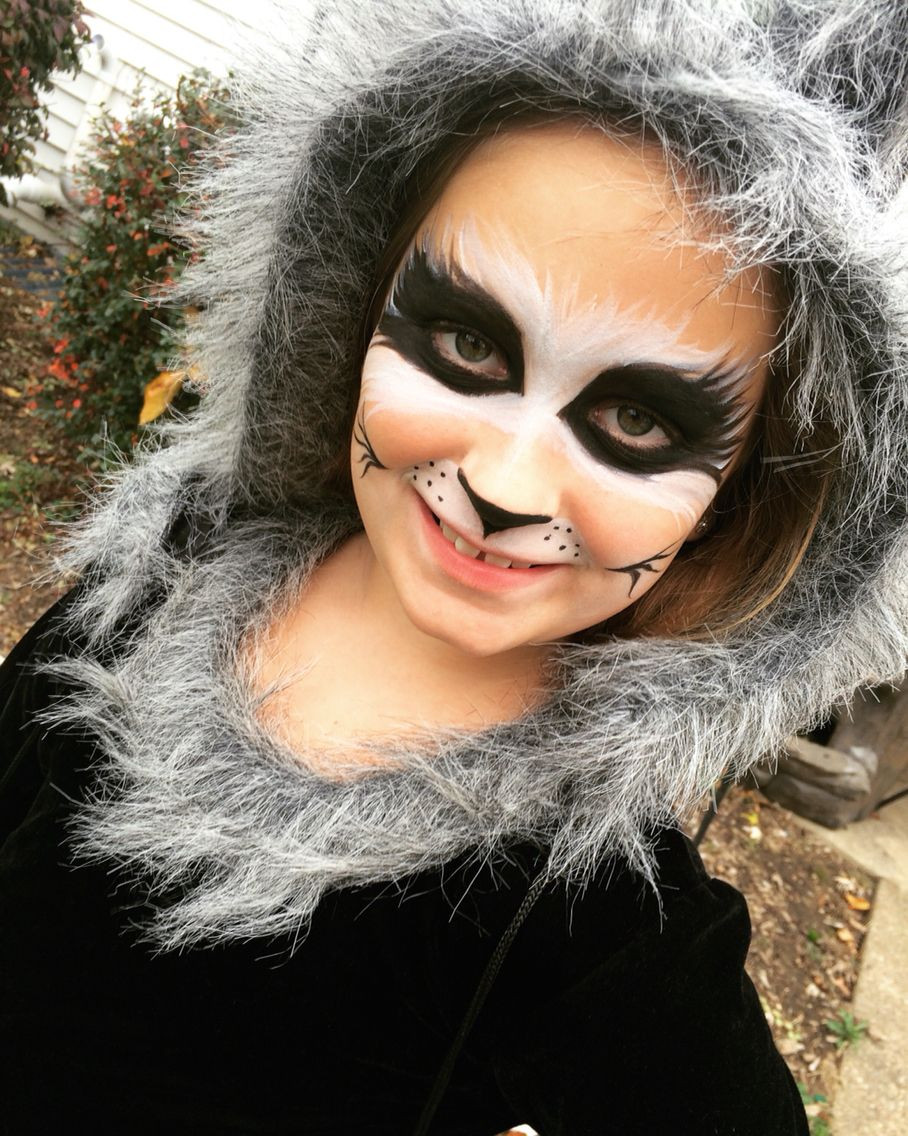 Best ideas about Raccoon Costume DIY
. Save or Pin Raccoon make up Halloween Now.