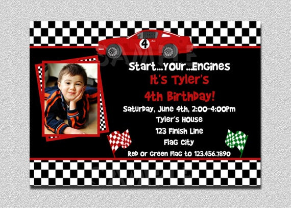 Best ideas about Race Car Birthday Invitations
. Save or Pin Race Car Birthday Invitation Race Car Birthday Party Now.