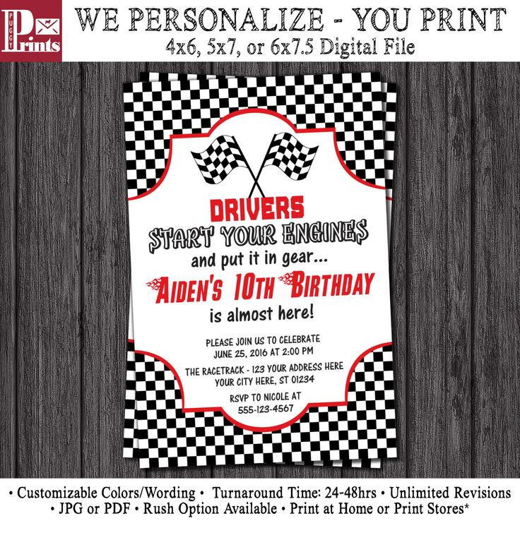 Best ideas about Race Car Birthday Invitations
. Save or Pin Best 25 Cars Birthday Invitations ideas on Pinterest Now.