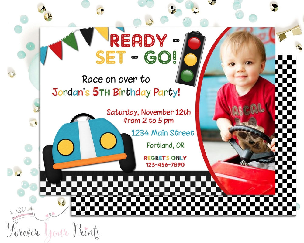 Best ideas about Race Car Birthday Invitations
. Save or Pin Race Car Invitation Race Car Invite Boys Birthday Now.