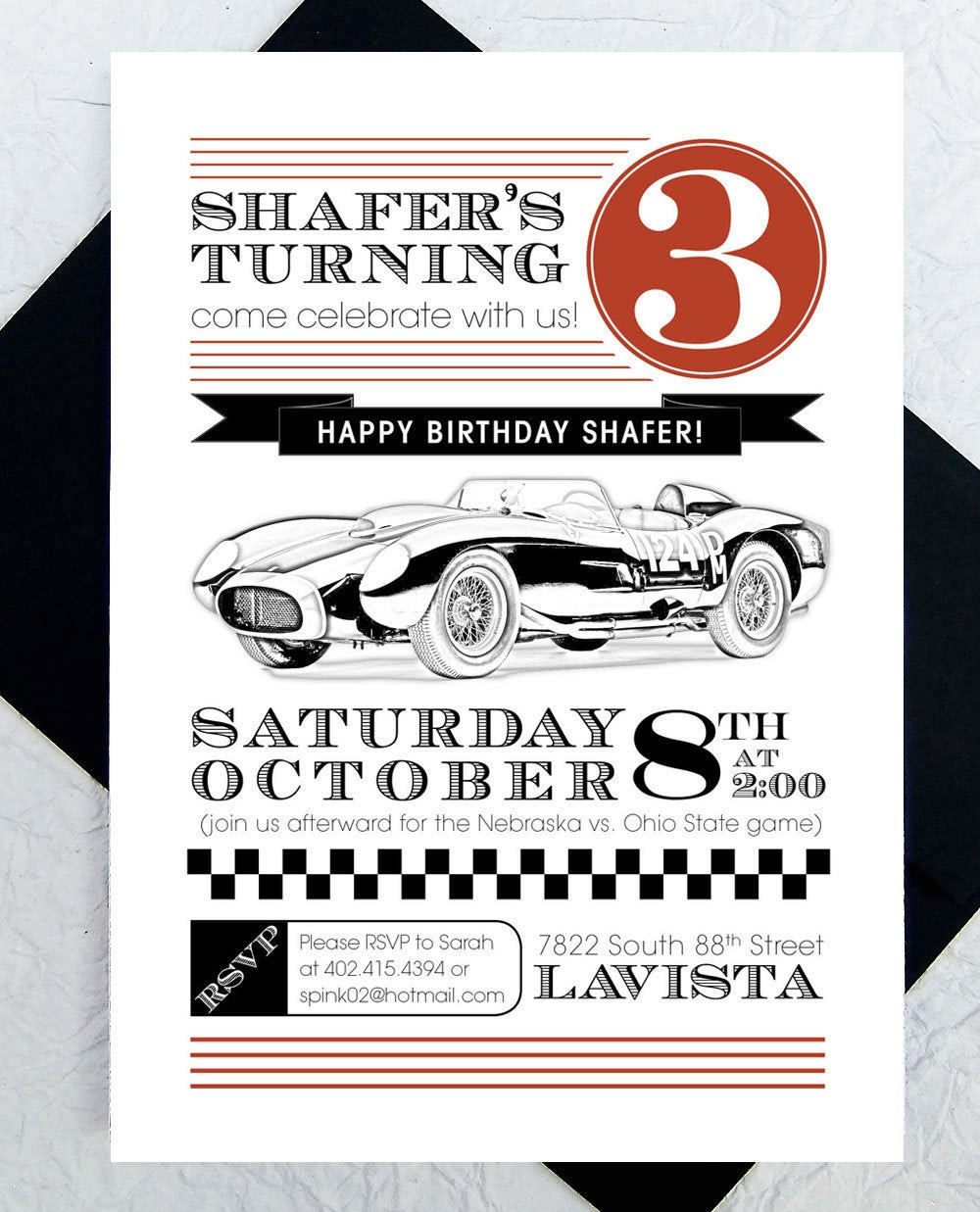 Best ideas about Race Car Birthday Invitations
. Save or Pin Race Car Party Invitation PDF Custom Printable Birthday Now.