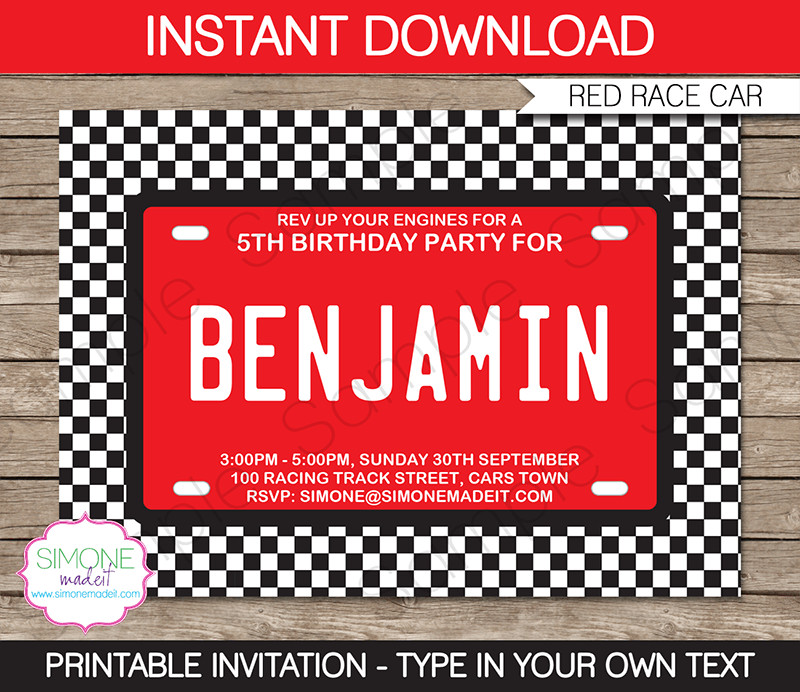 Best ideas about Race Car Birthday Invitations
. Save or Pin Race Car Party Invitations Template Now.