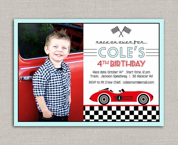 Best ideas about Race Car Birthday Invitations
. Save or Pin Vintage Race Car Birthday Invitation Now.