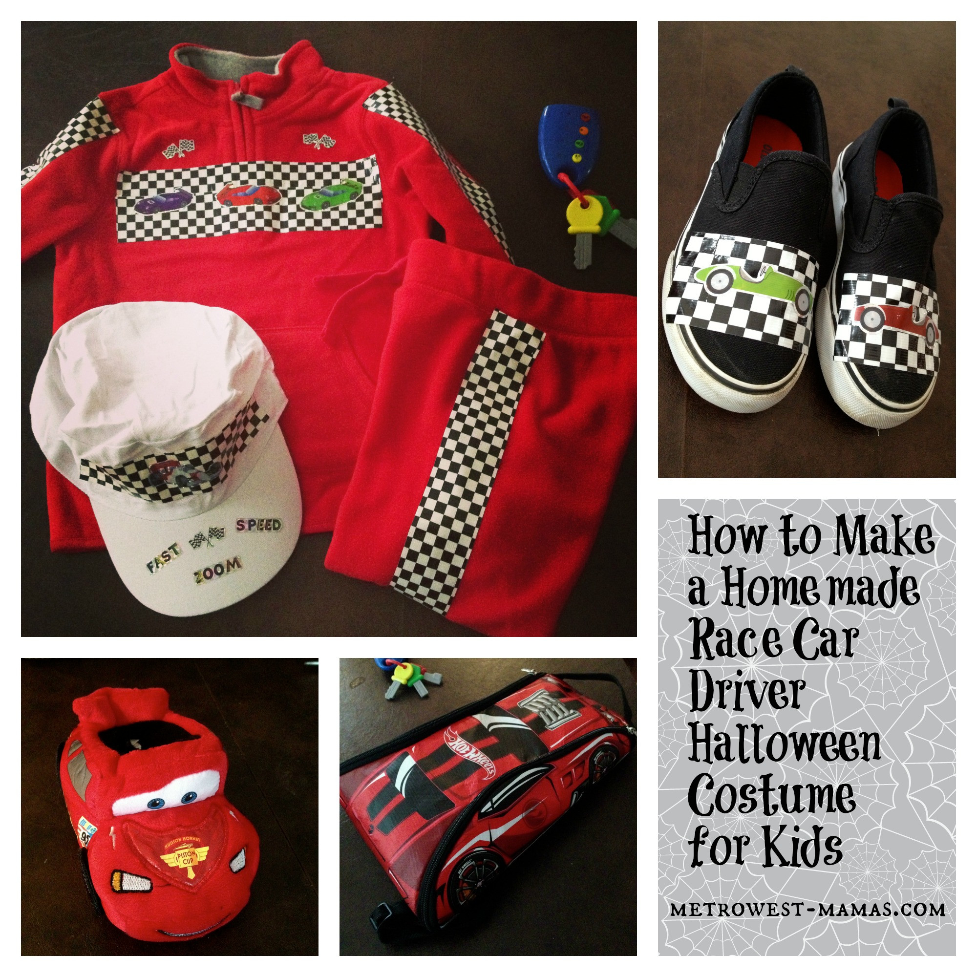 Best ideas about Race Car Driver Costume DIY
. Save or Pin Homemade Race Car Driver Halloween Costume for Kids Now.