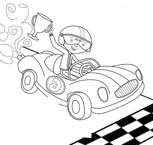 Best ideas about Race Care Coloring Sheets For Boys
. Save or Pin Boy Winner Track Racing Coloring Page Race Car car Now.