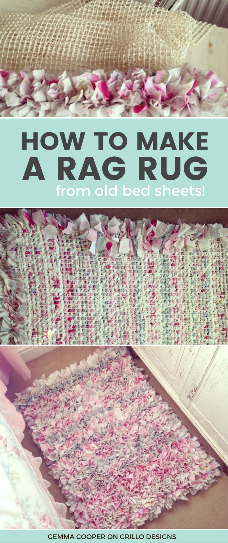 Best ideas about Rag Rug DIY
. Save or Pin How To Make A DIY Rag Rug Using Old Bedding Now.