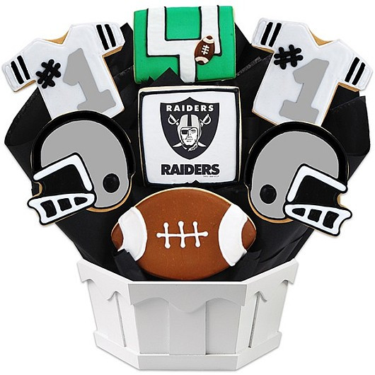 Best ideas about Raiders Gift Ideas
. Save or Pin NFL Oakland Raiders Cookie Bouquet Now.