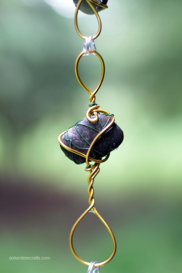 Best ideas about Rain Chain DIY
. Save or Pin Tutorial Rain Chain from Wire Wrapped Rock Dollar Store Now.