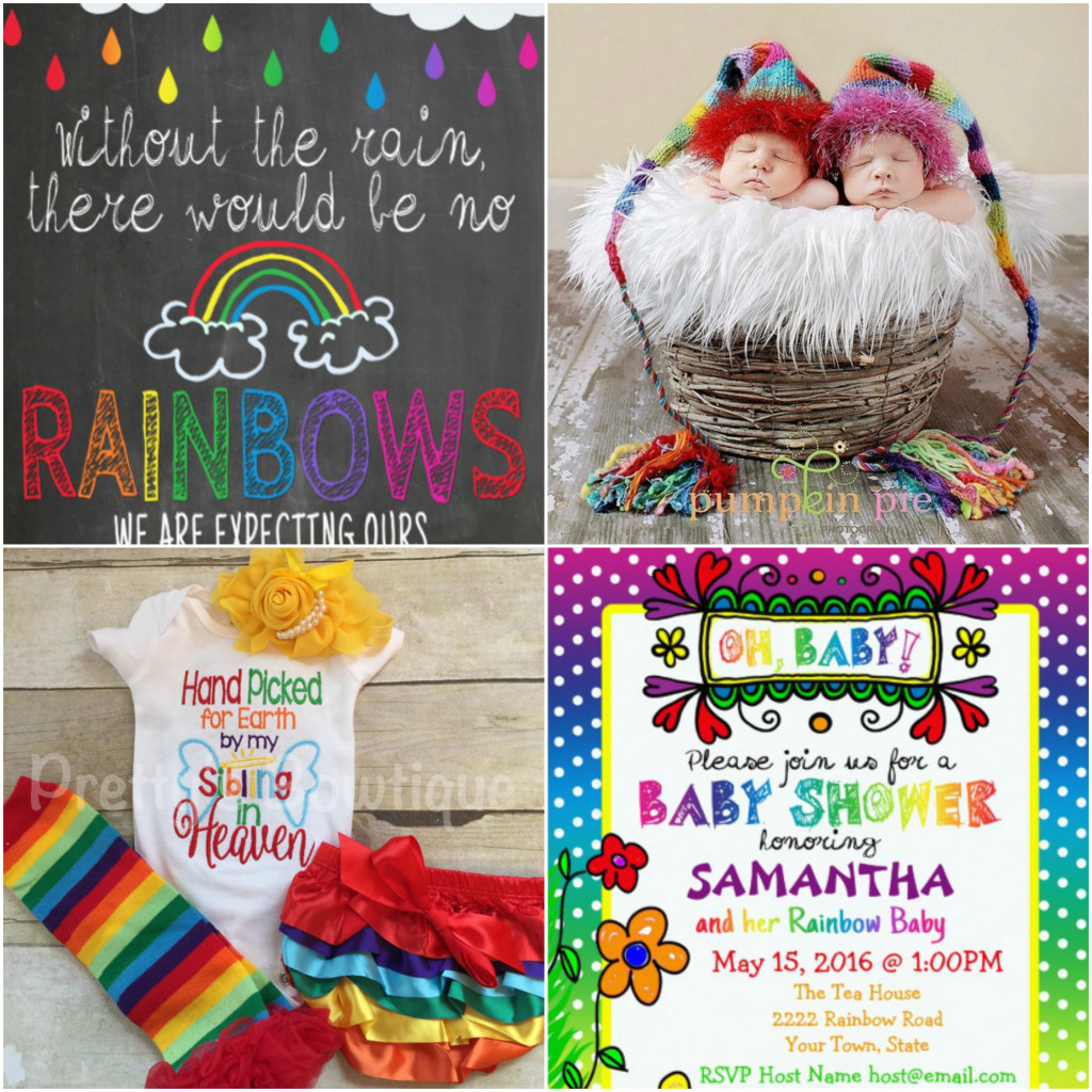 Best ideas about Rainbow Baby Gift Ideas
. Save or Pin Rainbow Baby Announcement Cards Baby Shower Invites Now.
