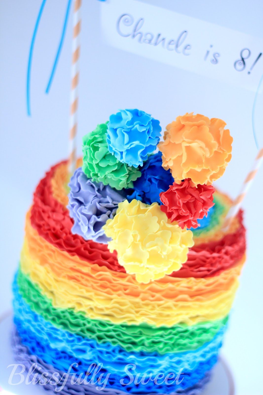 Best ideas about Rainbow Birthday Cake
. Save or Pin Blissfully Sweet A Rainbow Rufflicious Birthday Cake Now.
