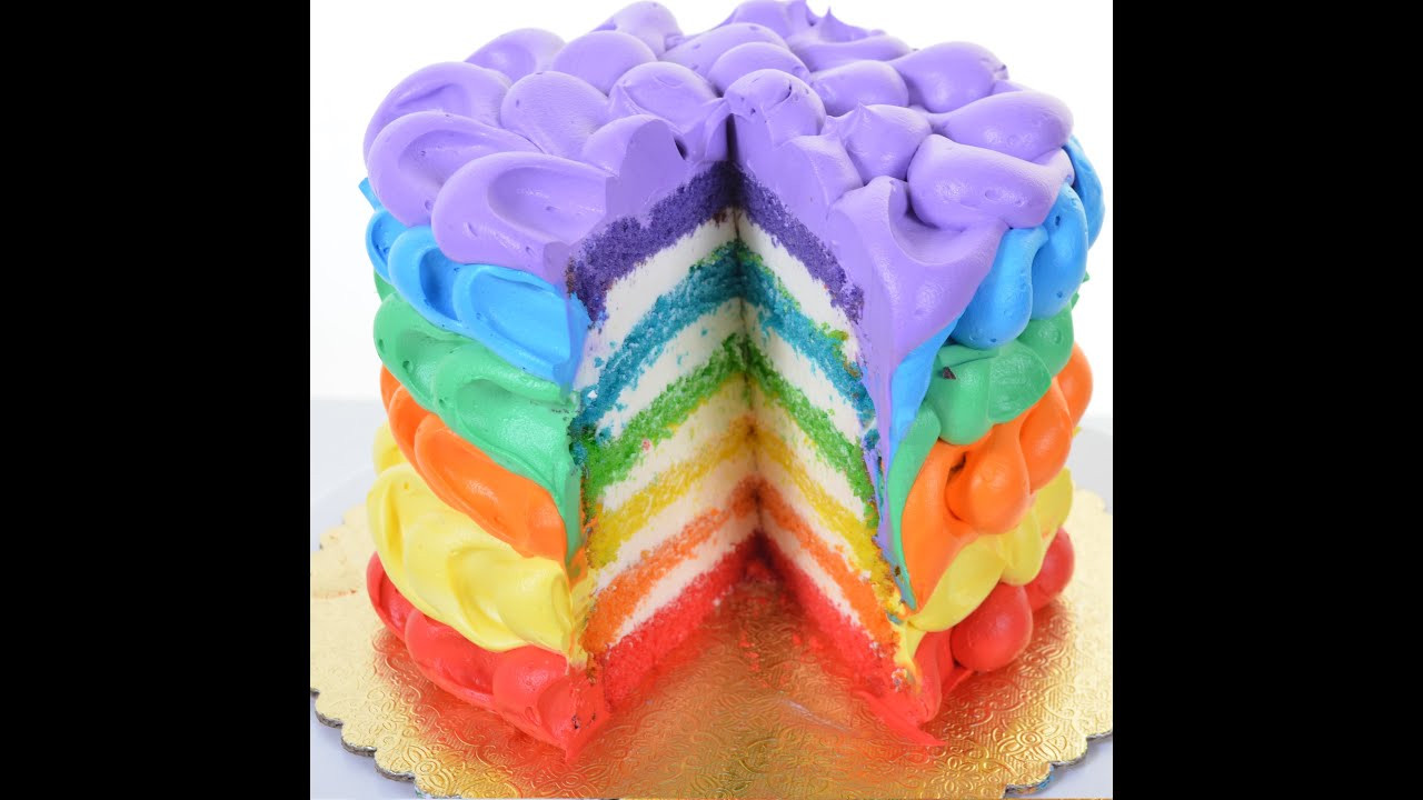 Best ideas about Rainbow Birthday Cake
. Save or Pin Rainbow Cake Decorating Tutorial How to decorate rainbow Now.