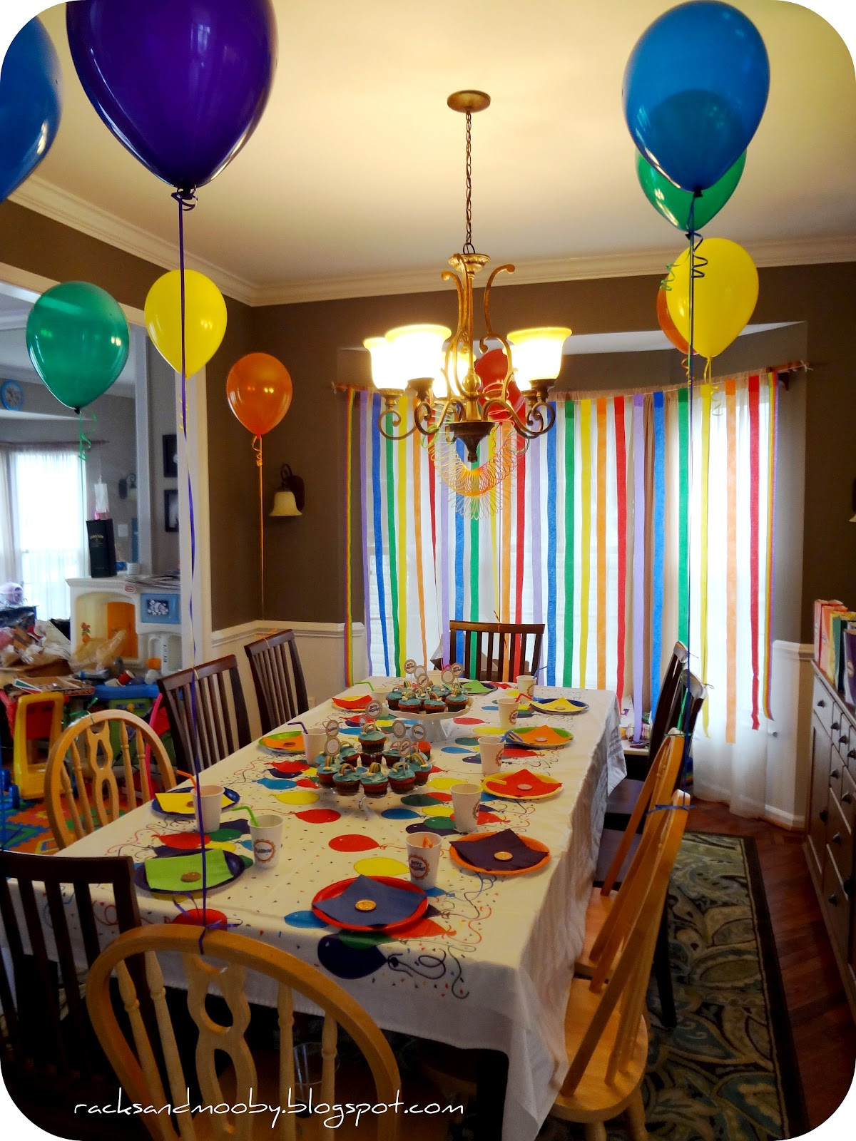 Best ideas about Rainbow Birthday Decorations
. Save or Pin RACKS and Mooby Rainbow Birthday Party Now.