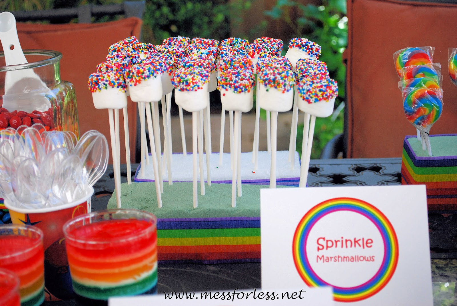 Best ideas about Rainbow Birthday Decorations
. Save or Pin DIY Rainbow Party Ideas Mess for Less Now.