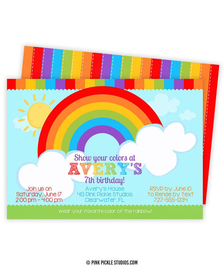 Best ideas about Rainbow Birthday Invitations
. Save or Pin Best 25 Rainbow birthday invitations ideas on Pinterest Now.