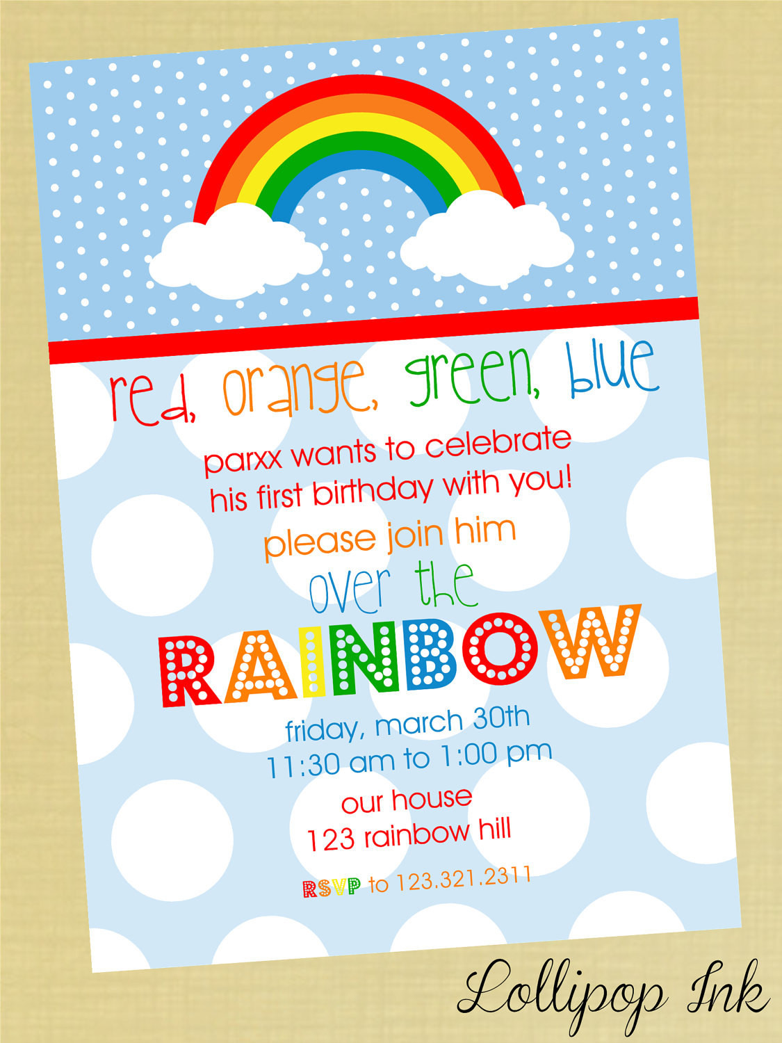 Best ideas about Rainbow Birthday Invitations
. Save or Pin RAINBOW Boy Printable Birthday Invitation Rainbow by Now.