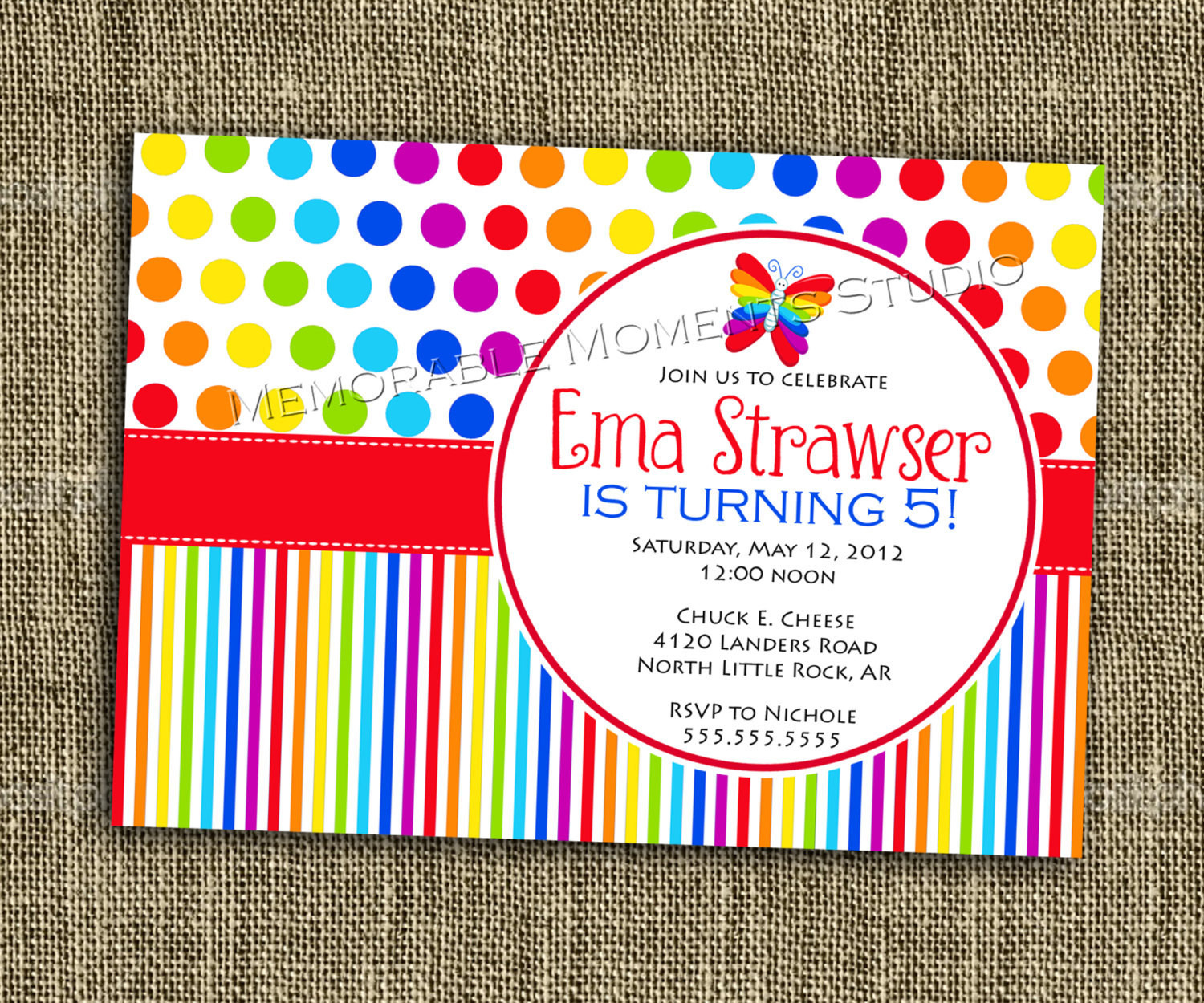 Best ideas about Rainbow Birthday Invitations
. Save or Pin PRINTABLE INVITATION Rainbow Party Collection Bright and Now.