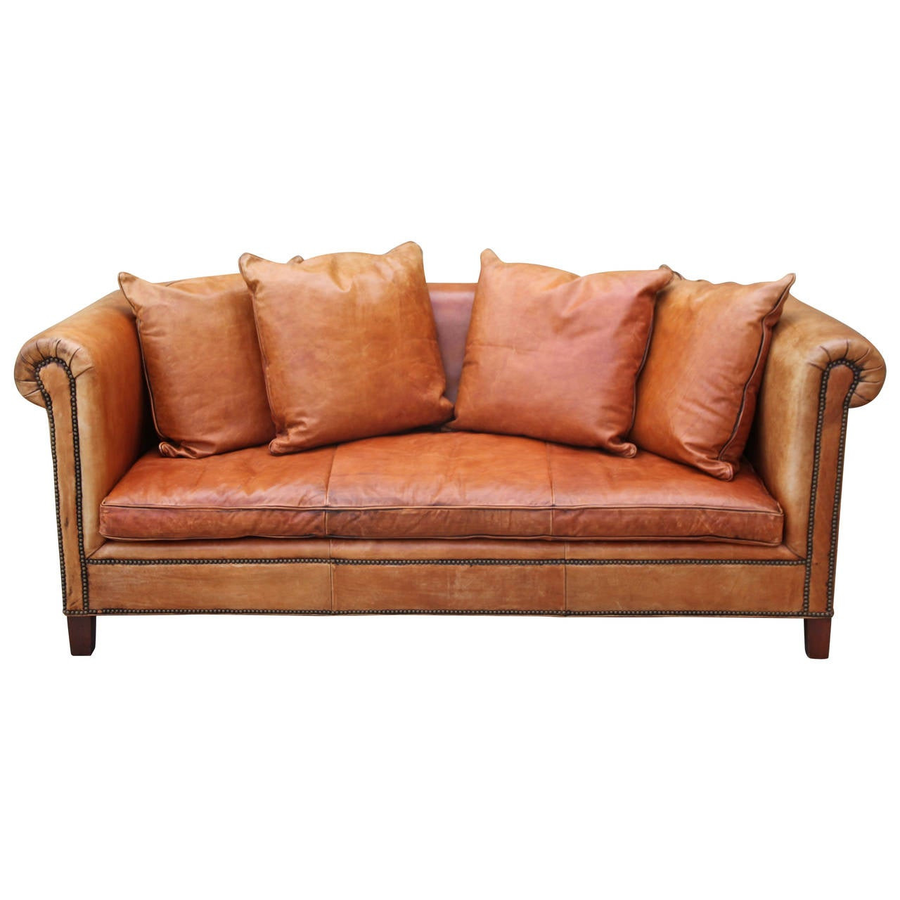 Best ideas about Ralph Lauren Sofa
. Save or Pin Ralph Lauren Leather Upholstered Sofa w Four Pillows at Now.