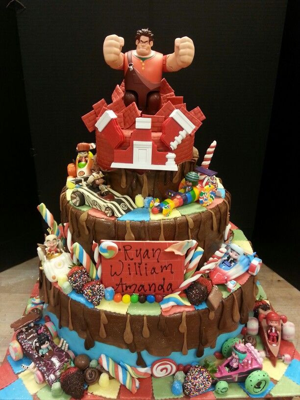 Best ideas about Ralphs Birthday Cake
. Save or Pin Holy crap look at this cake Wreck it ralph cake Now.