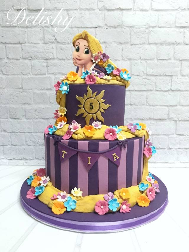 Best ideas about Rapunzel Birthday Cake
. Save or Pin Rapunzel cake cake by Zahraa CakesDecor Now.