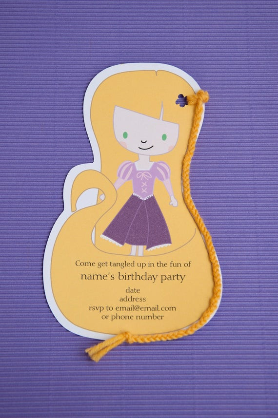 Best ideas about Rapunzel Birthday Invitations
. Save or Pin Items similar to Printable Tangled Rapunzel birthday party Now.