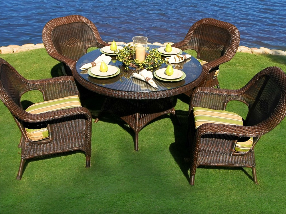 Best ideas about Rattan Dining Set
. Save or Pin Tortuga Outdoor Lexington Wicker 5 Piece Dining Set Now.