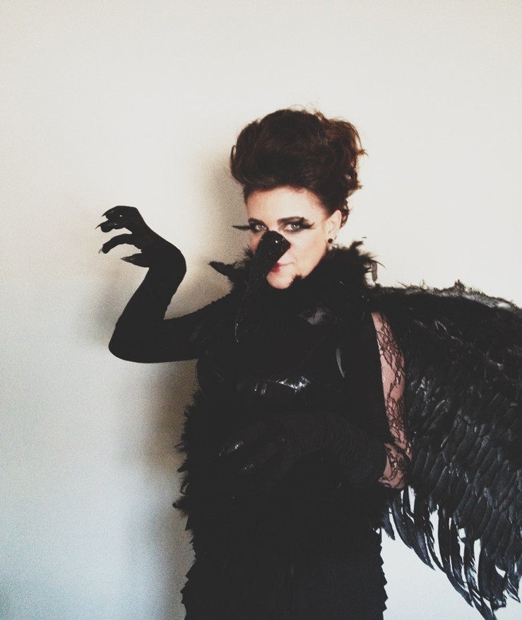 Best ideas about Raven Costume DIY . Save or Pin Vintage Whites Blog Halloween DIY Raven Costume Now.