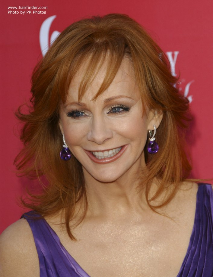 Best ideas about Reba Mcentire Hairstyles
. Save or Pin Redhead Reba McEntire wearing her hair in a long style Now.