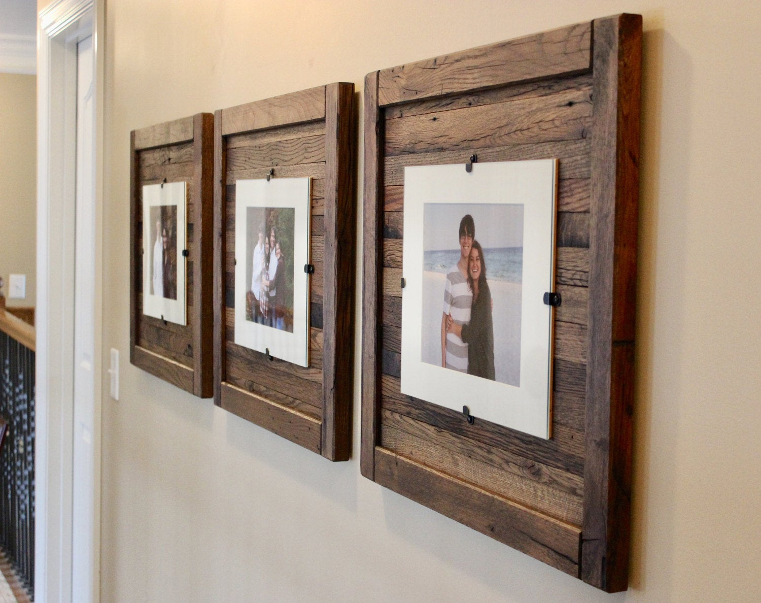 Best ideas about Reclaimed Wood Picture Frames DIY
. Save or Pin Rustic Wood Frames Reclaimed Wood Frame Set of 3 5 x 7 Now.