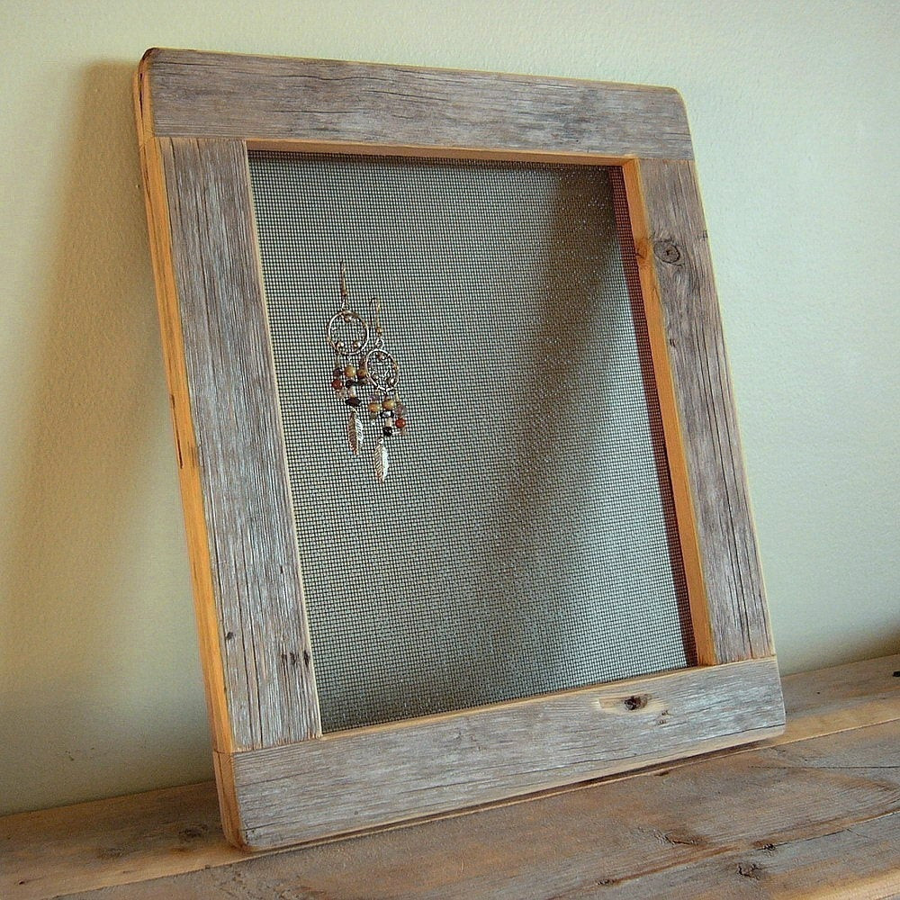 Best ideas about Reclaimed Wood Picture Frames DIY
. Save or Pin Barnwood EARRING FRAME 7 5x9 5 from reclaimed weathered Now.