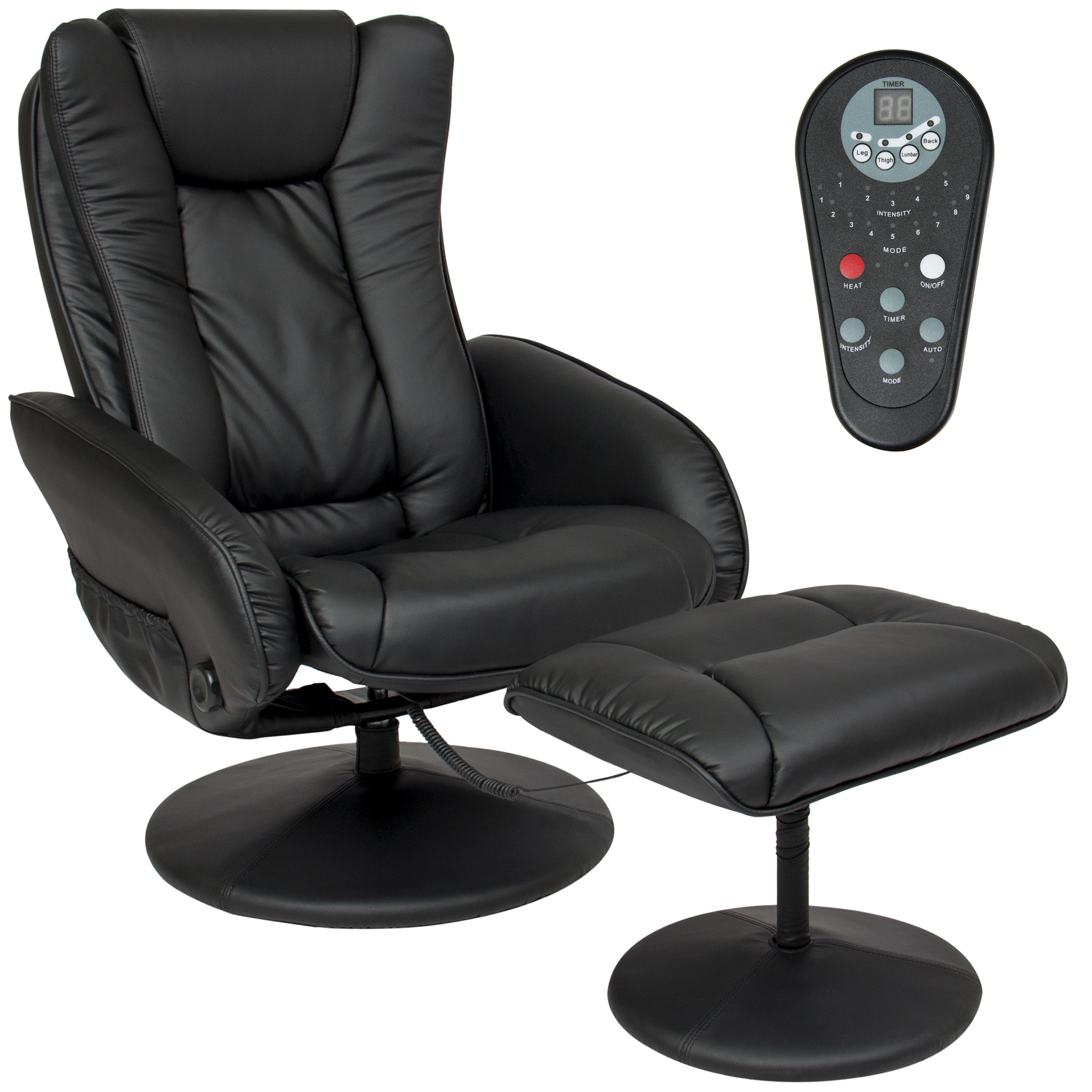 Best ideas about Recliner Massage Chair
. Save or Pin Relaxzen fort Soft Reclining Massage Chair and Ottoman Now.