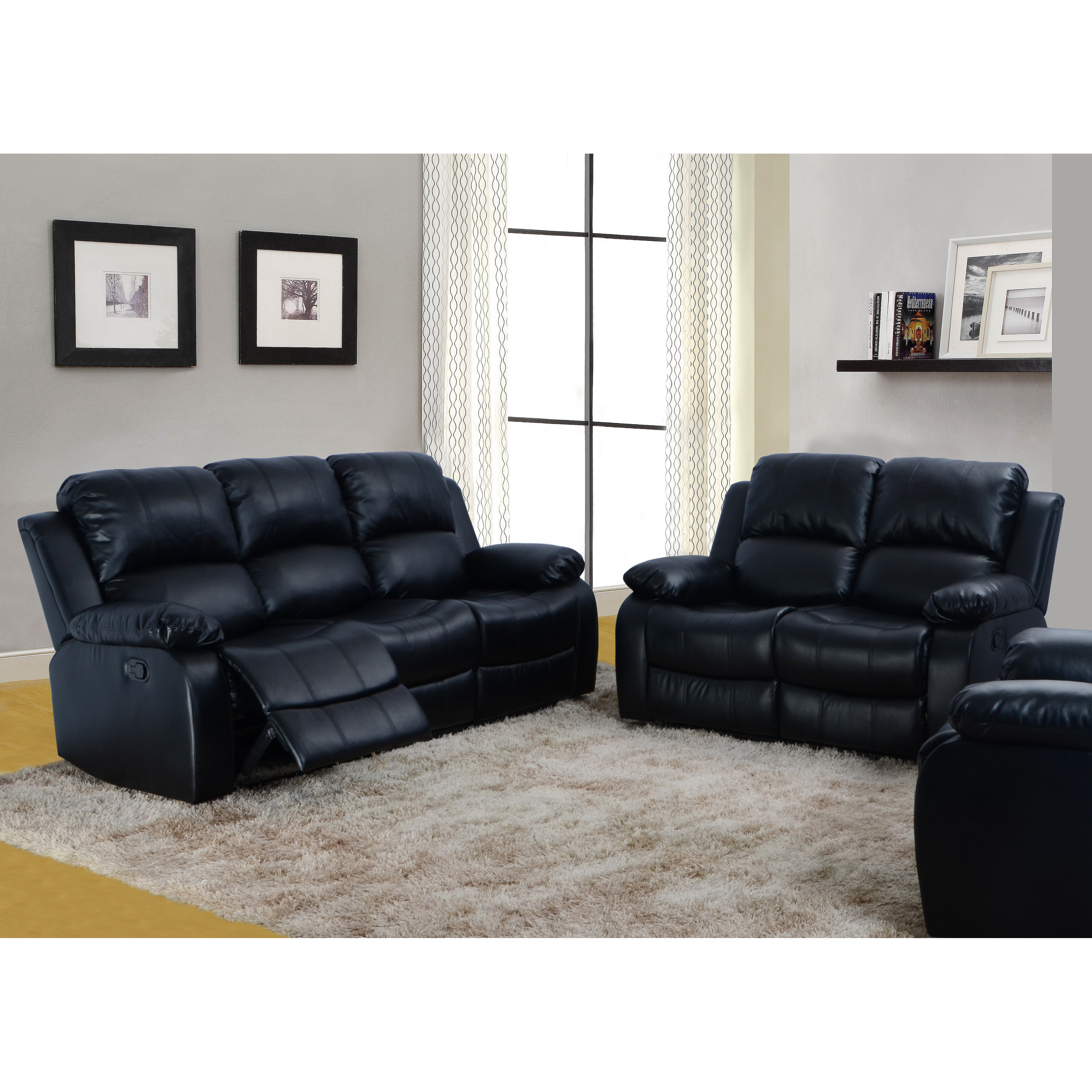 Best ideas about Reclining Living Room Sets
. Save or Pin Beverly Fine Furniture Denver 2 Piece Bonded Leather Now.