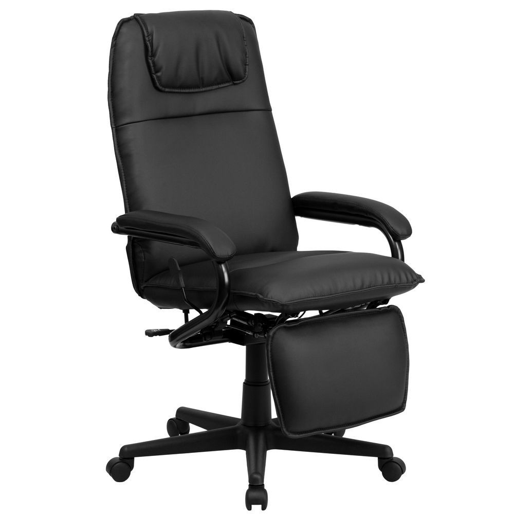 Best ideas about Reclining Office Chair
. Save or Pin Flash Furniture BT BK GG High Back Black Leather Now.